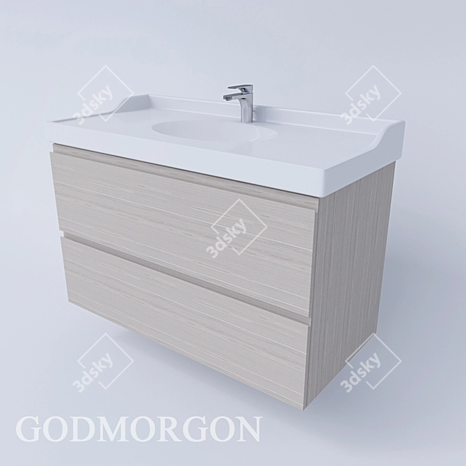  Godmorgon Rettviken Vanity Set 3D model image 1