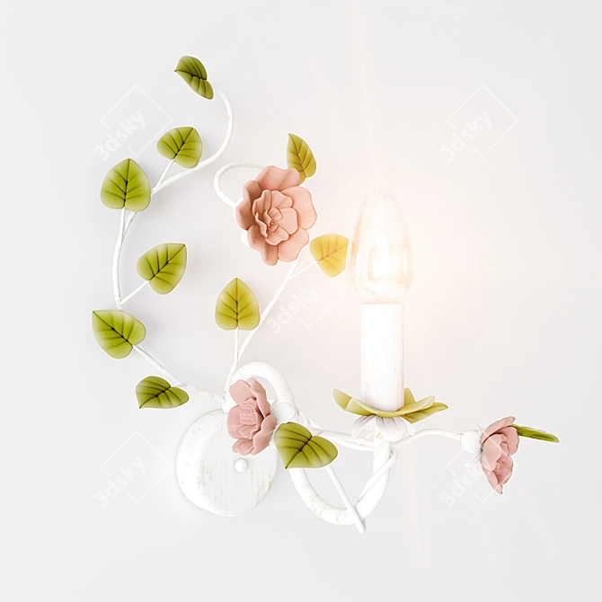 Elegant Bouquet Sconce - 421023901 3D model image 1