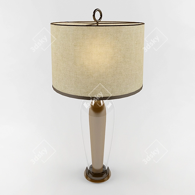 Elegant Roselade Table Lamp 3D model image 1