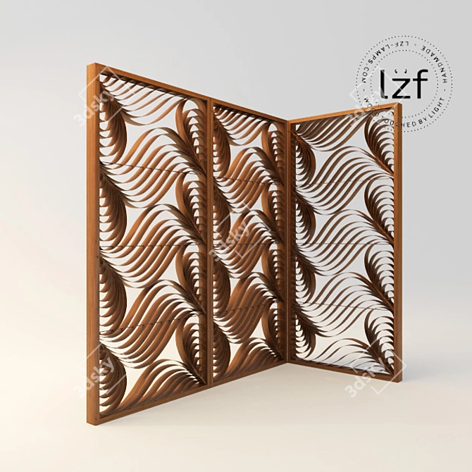 Paisley Luis Eslava Studio - Elegant Wall Decor 3D model image 1