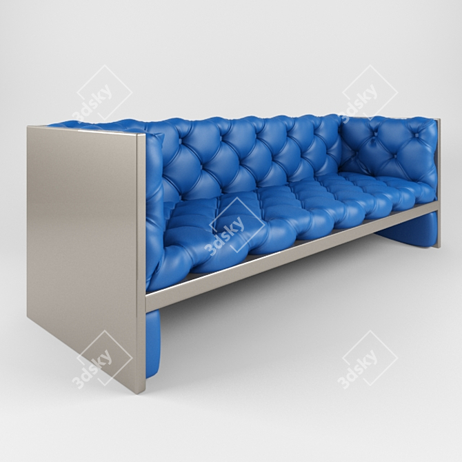 ComfortMax Sofa: Stylish and Cozy 3D model image 1