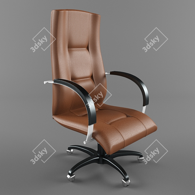 ComfortMax Chairs: Modern and Stylish 3D model image 1