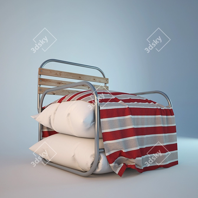 Cottage Comfort Armchair 3D model image 1