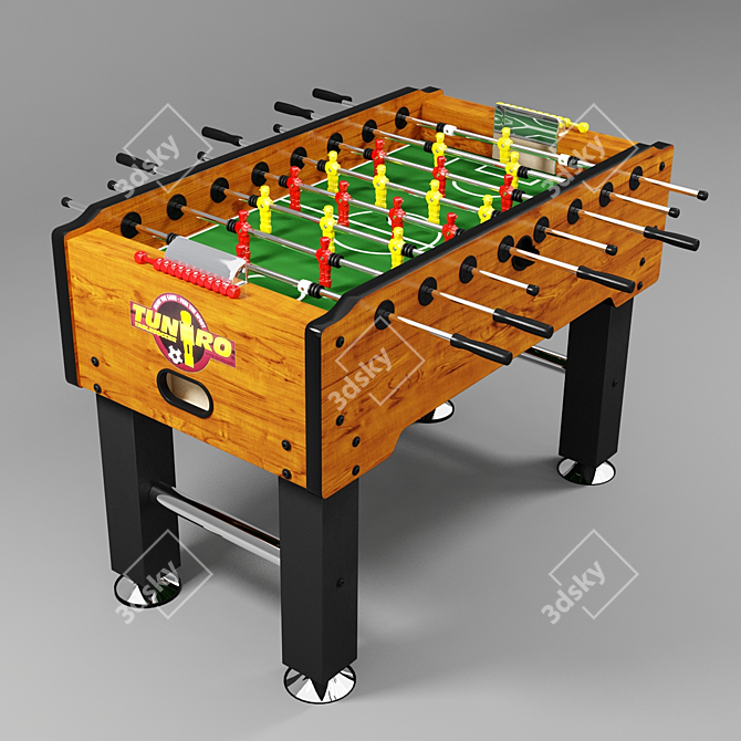 Mini Foosball Table 3D model image 1