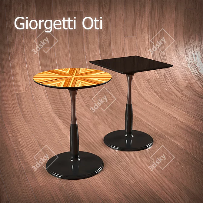 Giorgetti Oti 50853 & 50870 | Italian Design Stand 3D model image 1