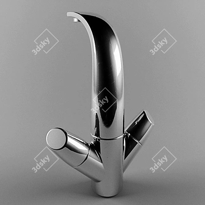 Elegant Berholm Mixer 3D model image 2