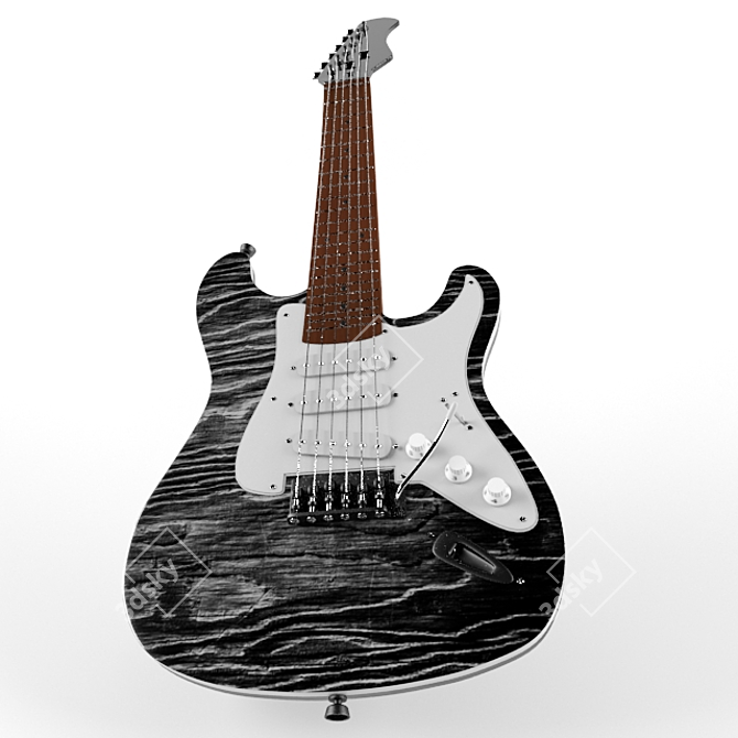 Rock your world with this electric guitar! 3D model image 1