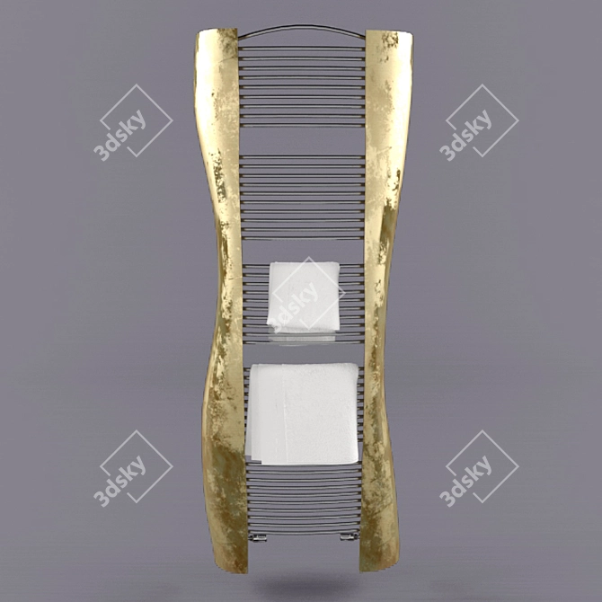 Brem AYRON 175-65: Stylish Italian Steel Towel Warmer 3D model image 1