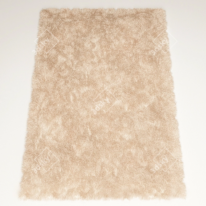 Luxury Plush Rug 3D model image 1