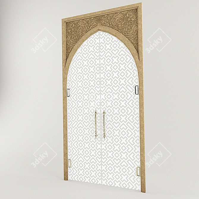 Eastern Style Arch | Handcrafted Beauty 3D model image 1