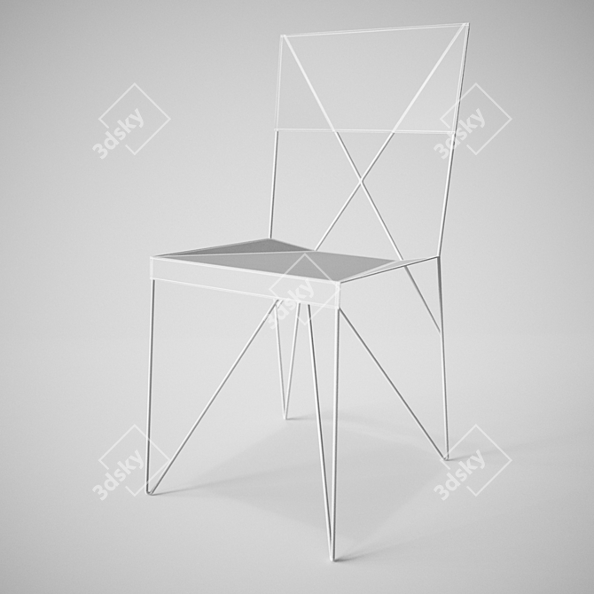 Sleek Struchair by Duffy London 3D model image 3