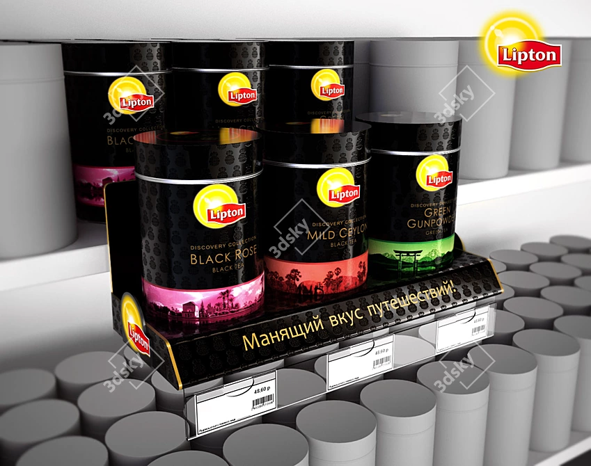 Lipton Tea Tube: Kitchen Essential 3D model image 1