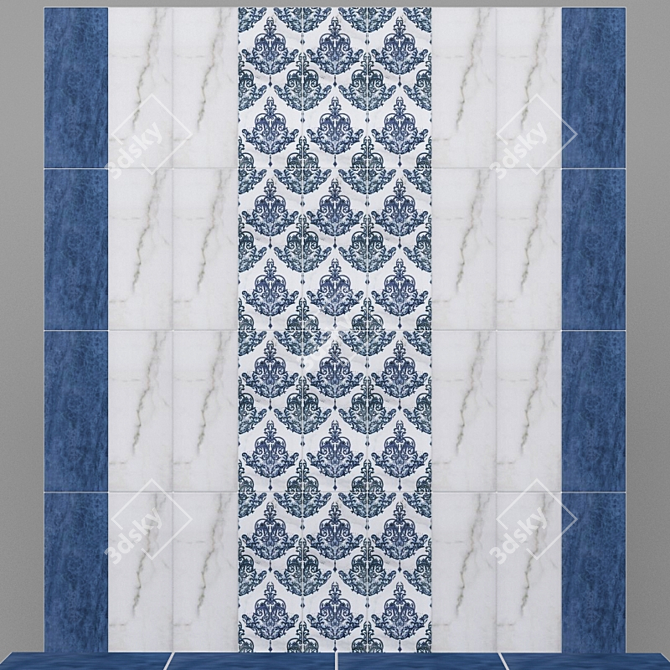 Elegant KERAMA MARAZZI Tiles 3D model image 1