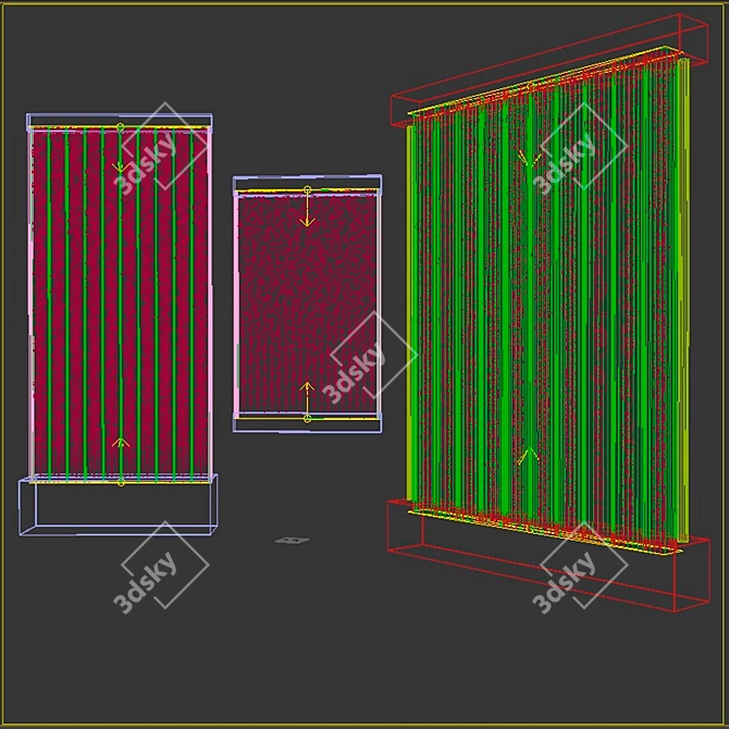 3D Max Bubble Panel: Super Spray Geometrical Particles 3D model image 3