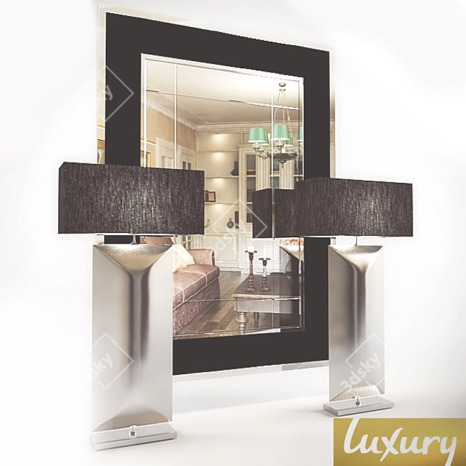 Luxury Desk Lamp 3D model image 1