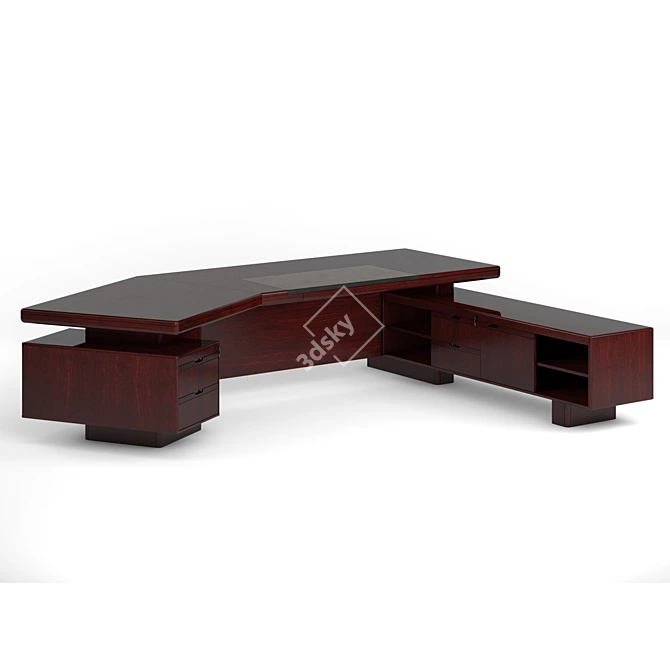 Sleek DAVOS Table: Model DVS 23101 3D model image 2