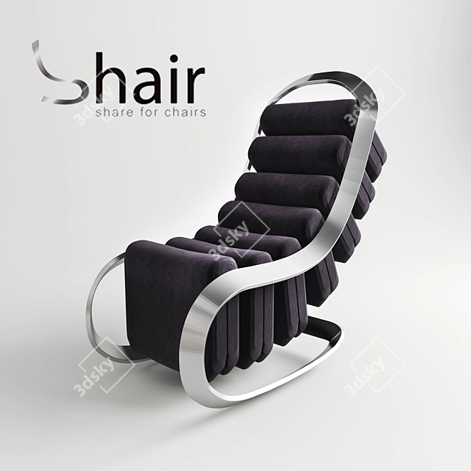 Transforming Cushion Chair 3D model image 1