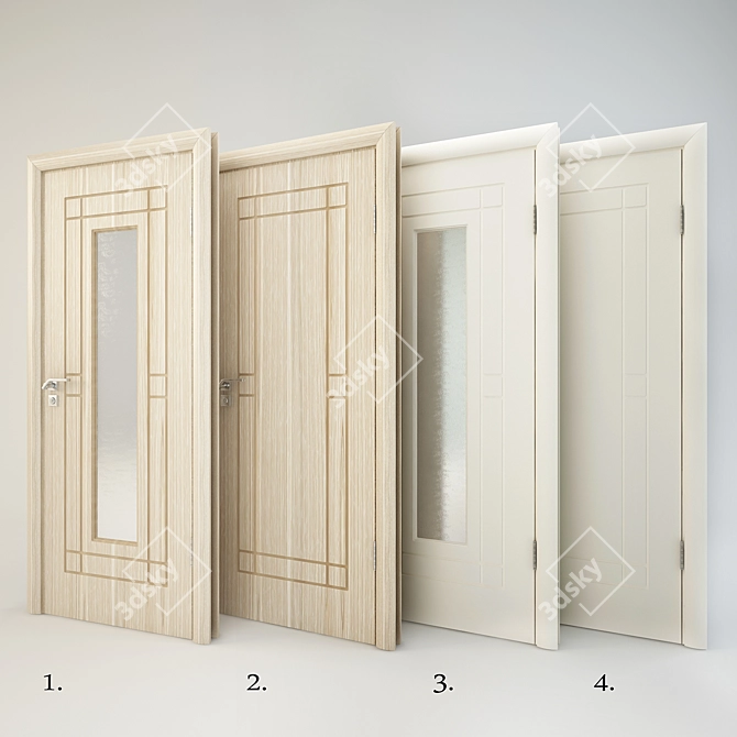 Imola 5 and Imola 5 Up Door Collection 3D model image 1