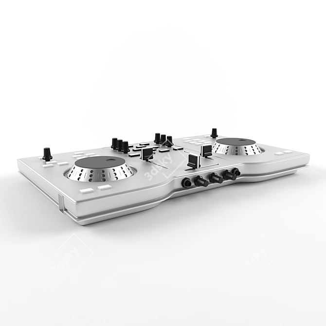 ProMix DJ Mixer 3D model image 1