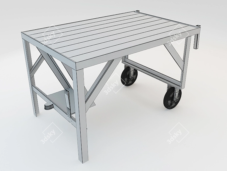 Scandinavian Style Coffee Table 3D model image 3