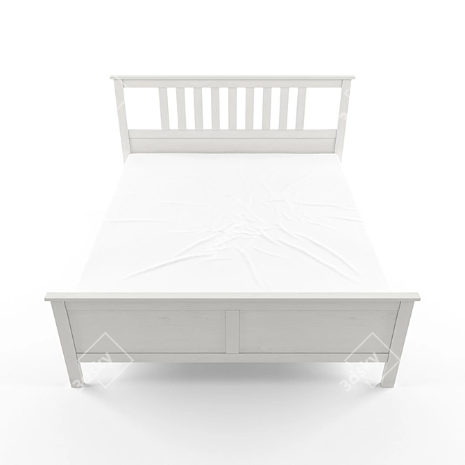 IKEA HEMNES Bed: Spacious and Stylish 3D model image 3