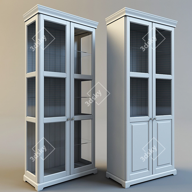 Stylish LIATORP Bookcase: Your Perfect Storage Solution 3D model image 1