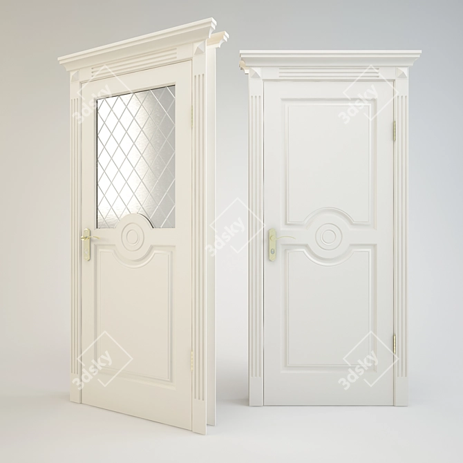 "Symphony 7" and "Symphony 7 Up" Mari Furniture Factory: Stylish Doors for Any Space 3D model image 2