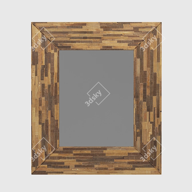 Elegant Reflection: Seguro Wall Mirror 3D model image 1