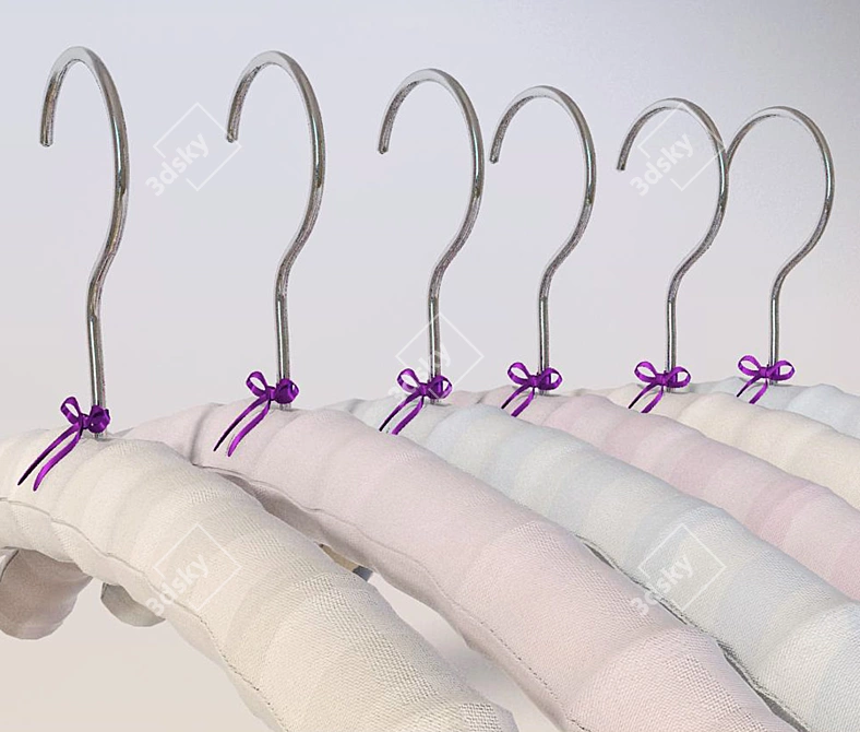 Title: Soft Shoulder Hangers 3D model image 1