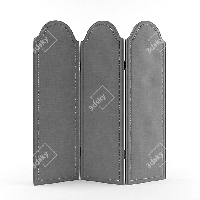 Handcrafted Folding Screen 3D model image 3