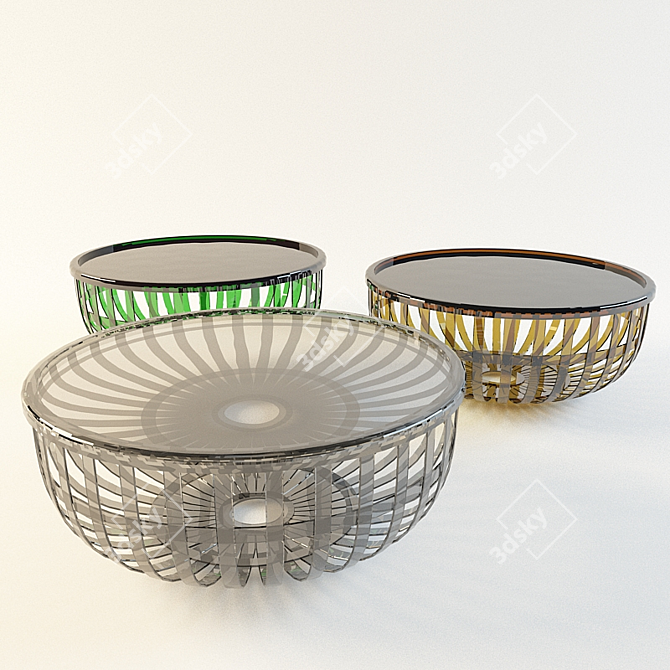 Panier Side Table | Stylish and Versatile 3D model image 1