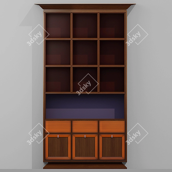 Title: MEKRAN Toledo Wardrobe: Stylish Storage Solution 3D model image 2