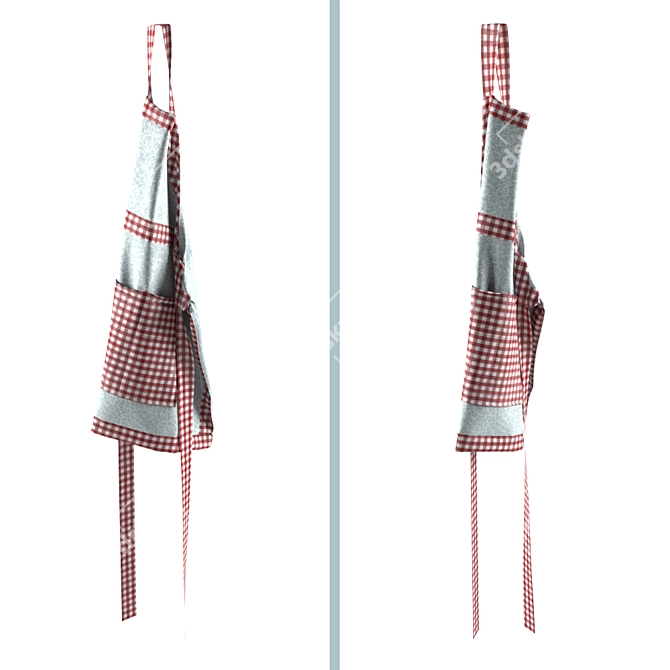 Kitchen Apron 3D model image 1