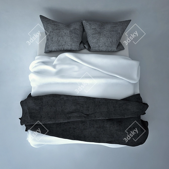 Dreamy Comfort Linens 3D model image 1
