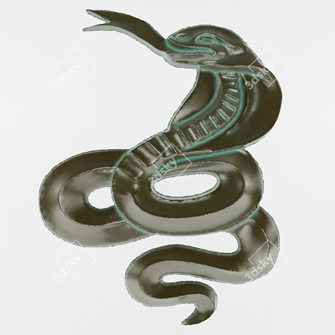 Title: Cobra Wall Decor 3D model image 1