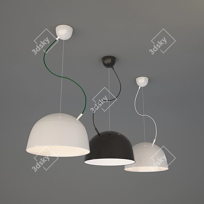  Muuto-Plugged Pendant Light 3D model image 1