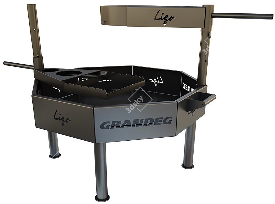 Grandeg: The Ultimate Fireplace 3D model image 2