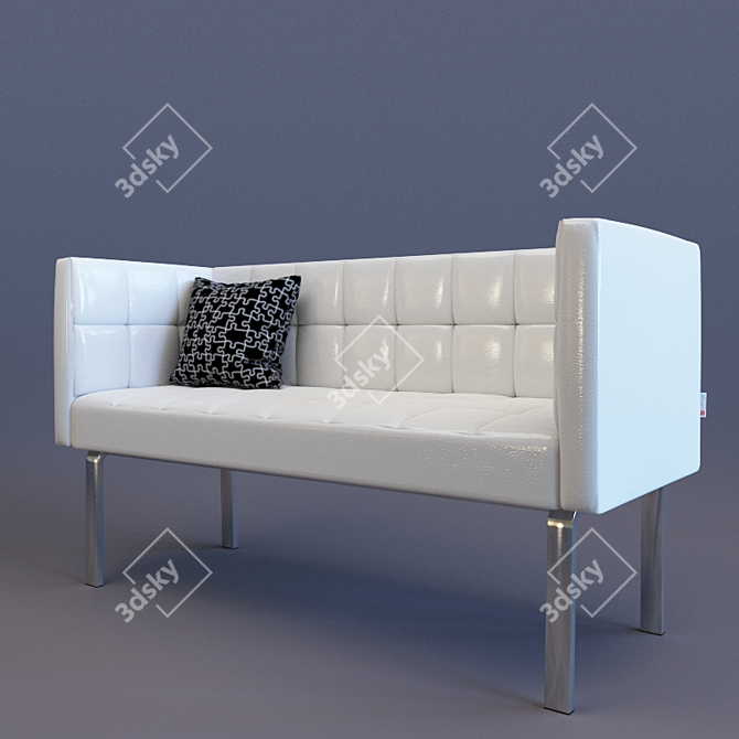 DlineStyle DLS - Nate - Two-Seater Sofa 3D model image 2