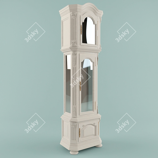 Versailles Oak Watch Case 95 3D model image 1