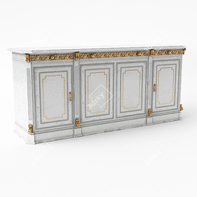 Italian ARCA Long Buffet 3D model image 1