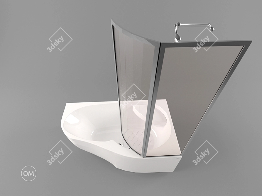 PAA MAMBO Elegant Freestanding Bathtub 3D model image 2