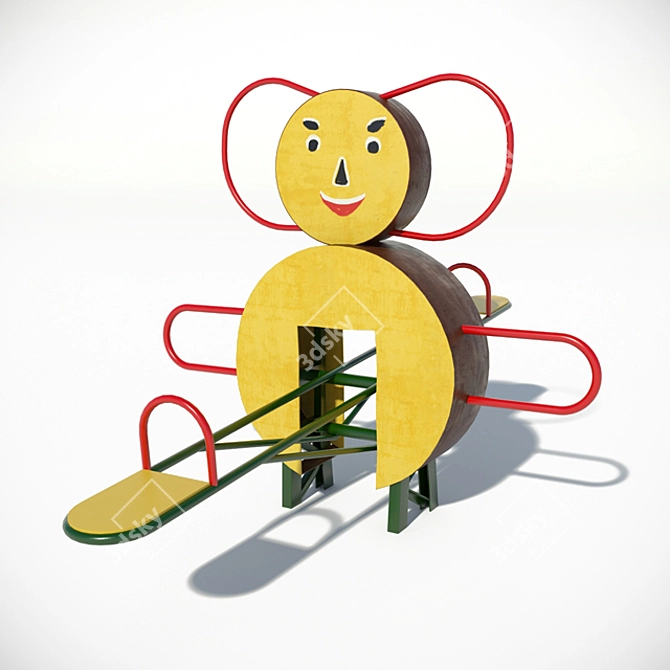 Title: Cheburashka Swing 3D model image 1