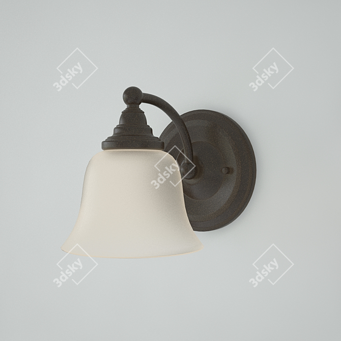 Elegant Vaxcel Sconce 3D model image 1