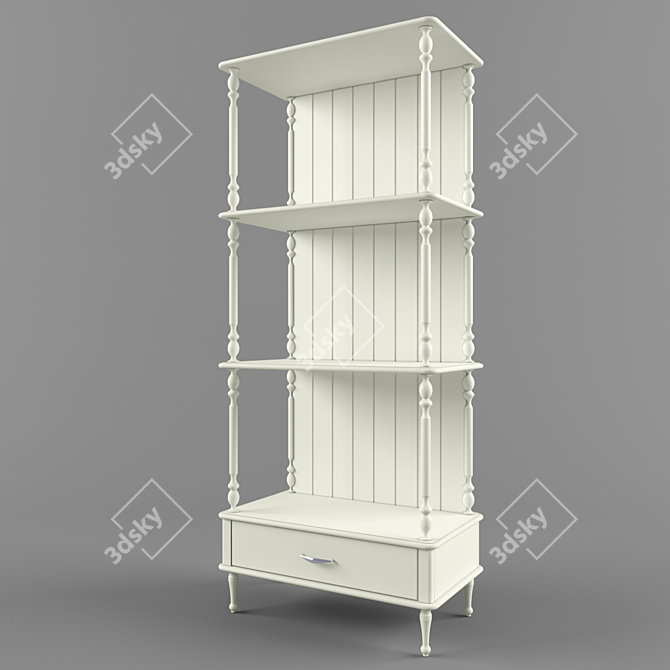 Max 2011, OBJ, FBX Archive Rack 3D model image 1