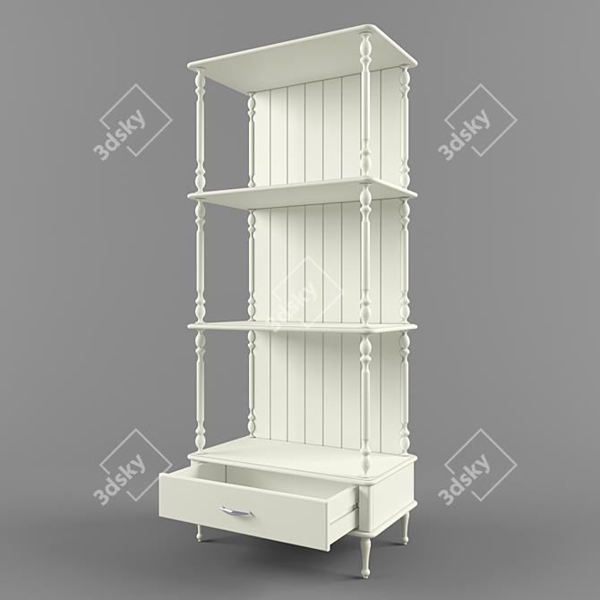 Max 2011, OBJ, FBX Archive Rack 3D model image 2