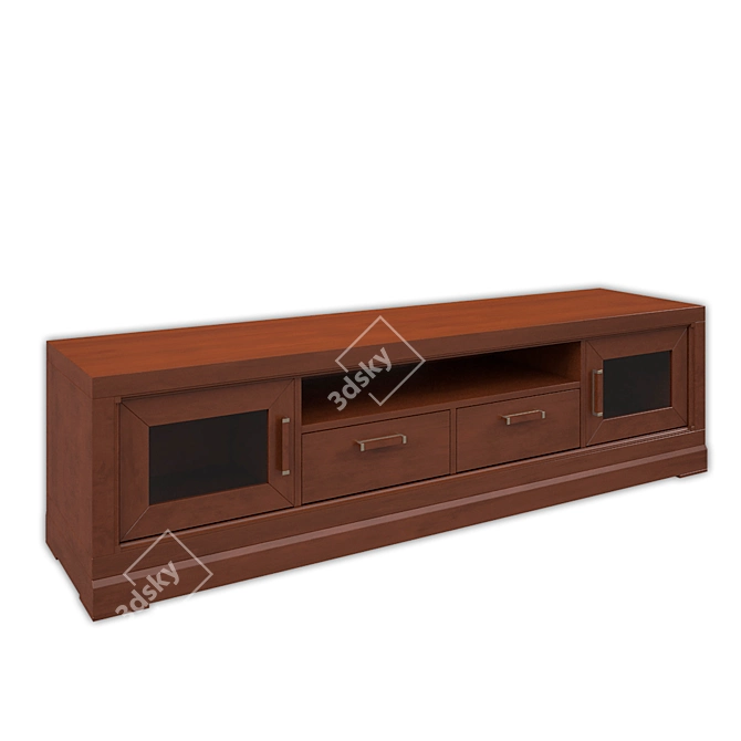 Elegant TV Stand TOSCANO MOBIL 3D model image 1