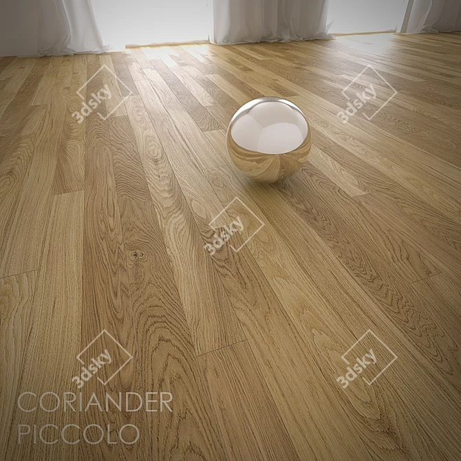 Barlinek Pure Line Parquet Collection: 4 Types, MultiTexture+FloorGenerator 3D model image 3