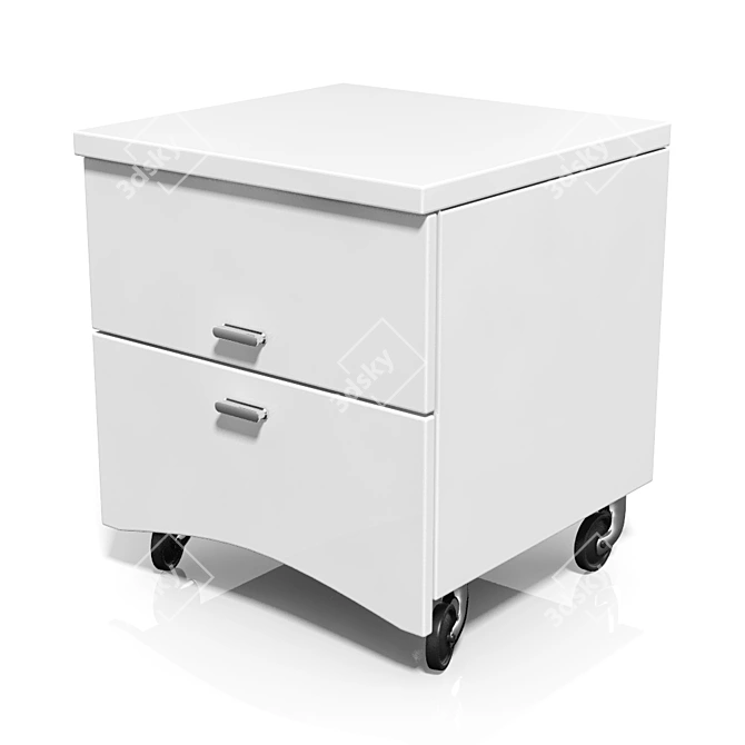 Tattoo Cabinet - Portable Storage Solution 3D model image 1