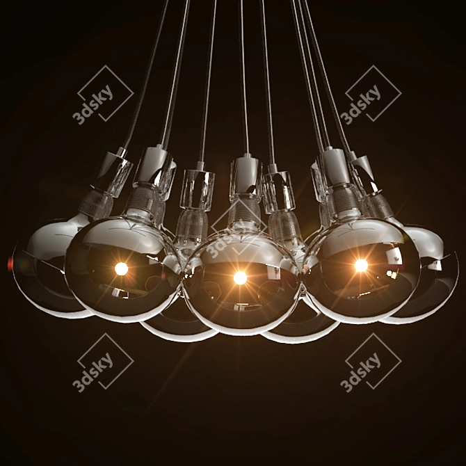 Quasar Helios Pendant Lamp 3D model image 2