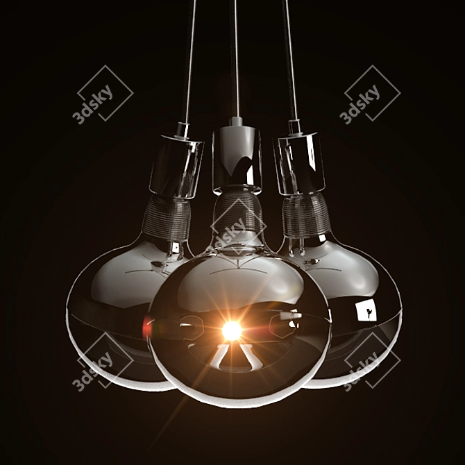 Quasar Helios Pendant Lamp 3D model image 3